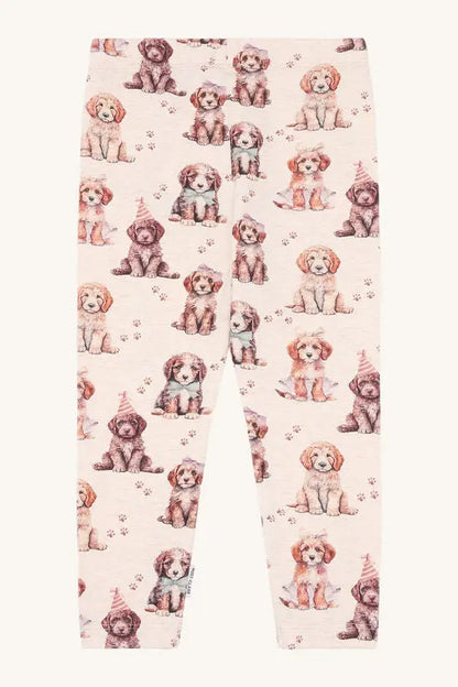 Hust & Claire Leggings aus Baumwolle mit Hundeprint Mokkini Kindermode HustSommer