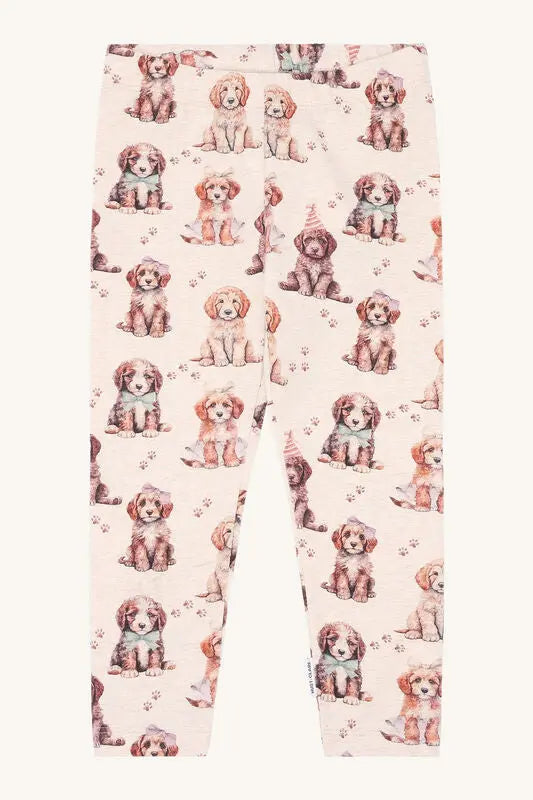 Hust & Claire Leggings aus Baumwolle mit Hundeprint Mokkini Kindermode HustSommer