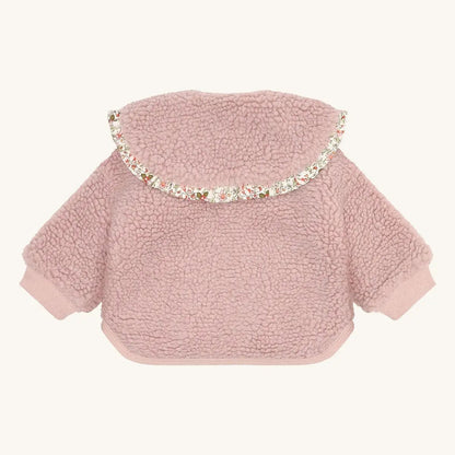 Hust & Claire Plüschjacke rosa Mokkini Kindermode Jacke