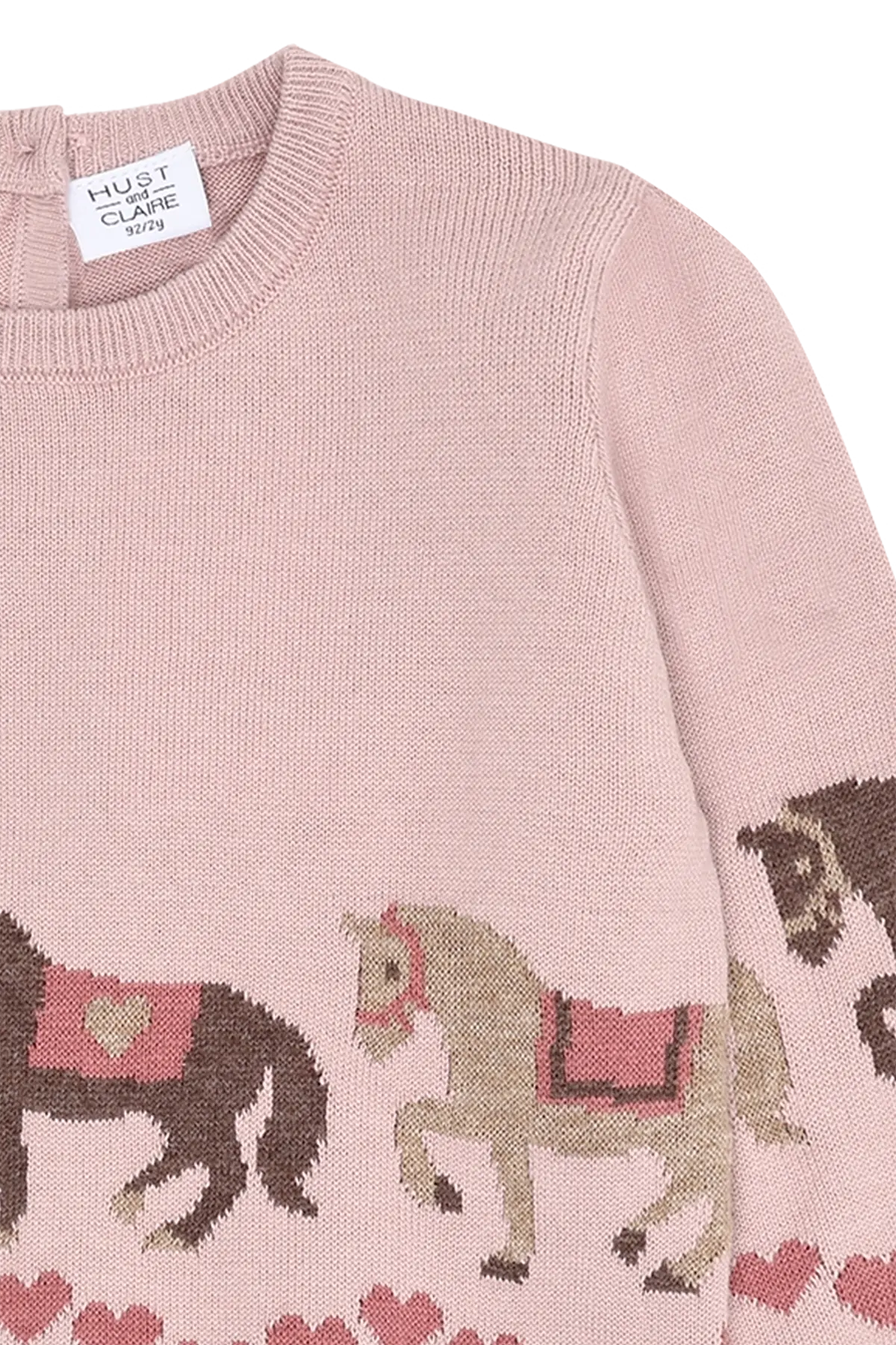 Hust & Claire Pullover - Pani - Pferde Mokkini Kindermode Kleid