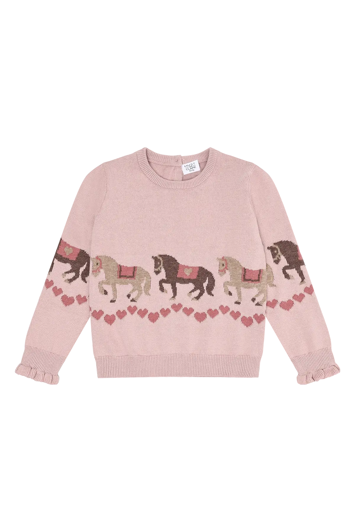Hust & Claire Pullover - Pani - Pferde Mokkini Kindermode Kleid