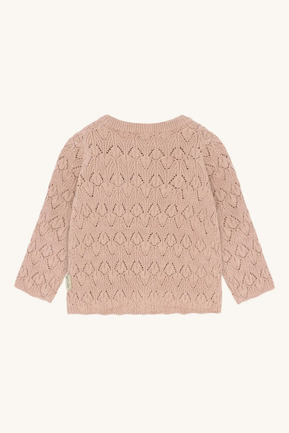 Hust & Claire Strickjacke Beige Mädchen Mokkini Kindermode Strickjacke