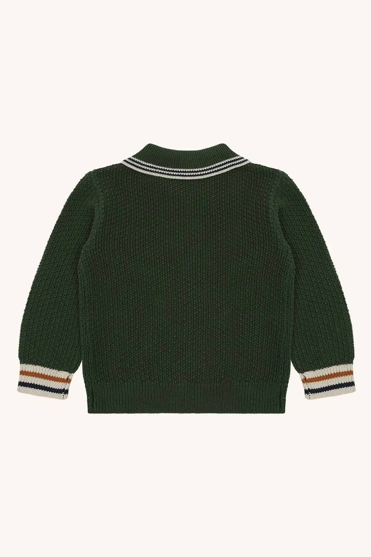 Hust & Claire Strickjacke Grün Jungen Mokkini Kindermode Strickjacke