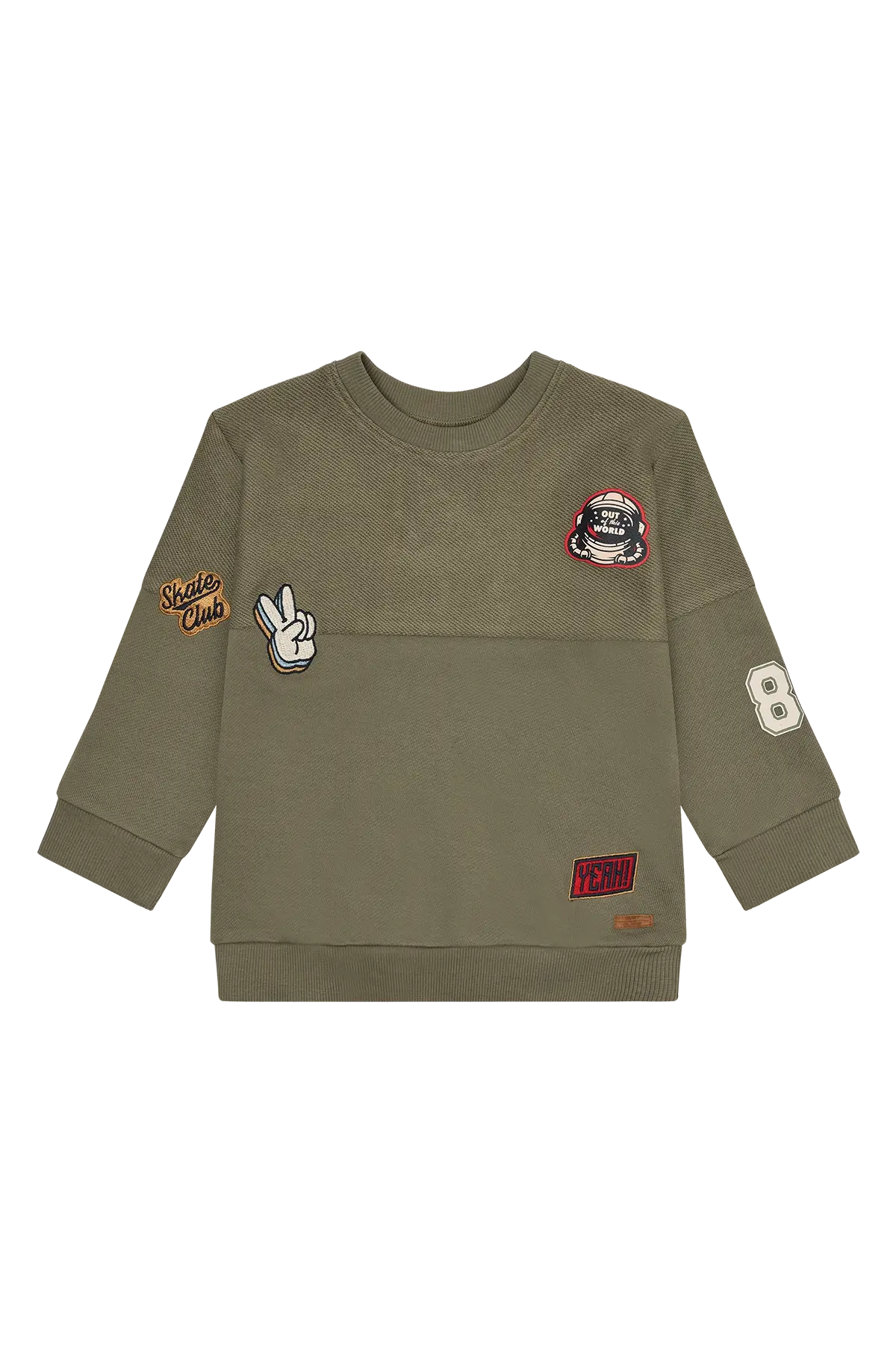 Hust & Claire Sweatshirt - Sejer - Turtle Mokkini Kindermode Sweatshirt