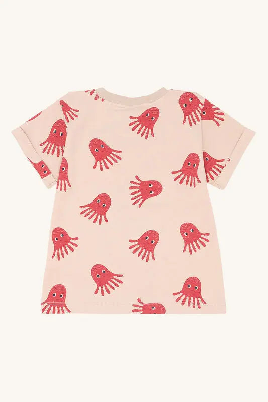 Hust & Claire T-Shirt aus Bio-Baumwolle mit Quallen-Print Mokkini Kindermode HustSommer