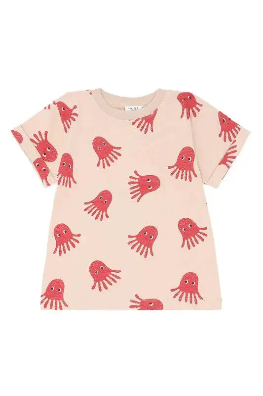 Hust & Claire T-Shirt aus Bio-Baumwolle mit Quallen-Print Mokkini Kindermode T-Shirt