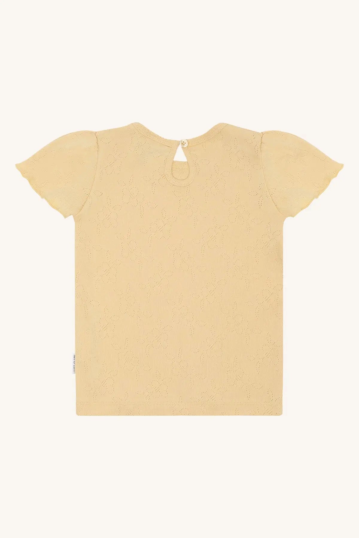 Hust & Claire T-shirt HCAlma basic pointelle Nectar Mokkini Kindermode T-shirt