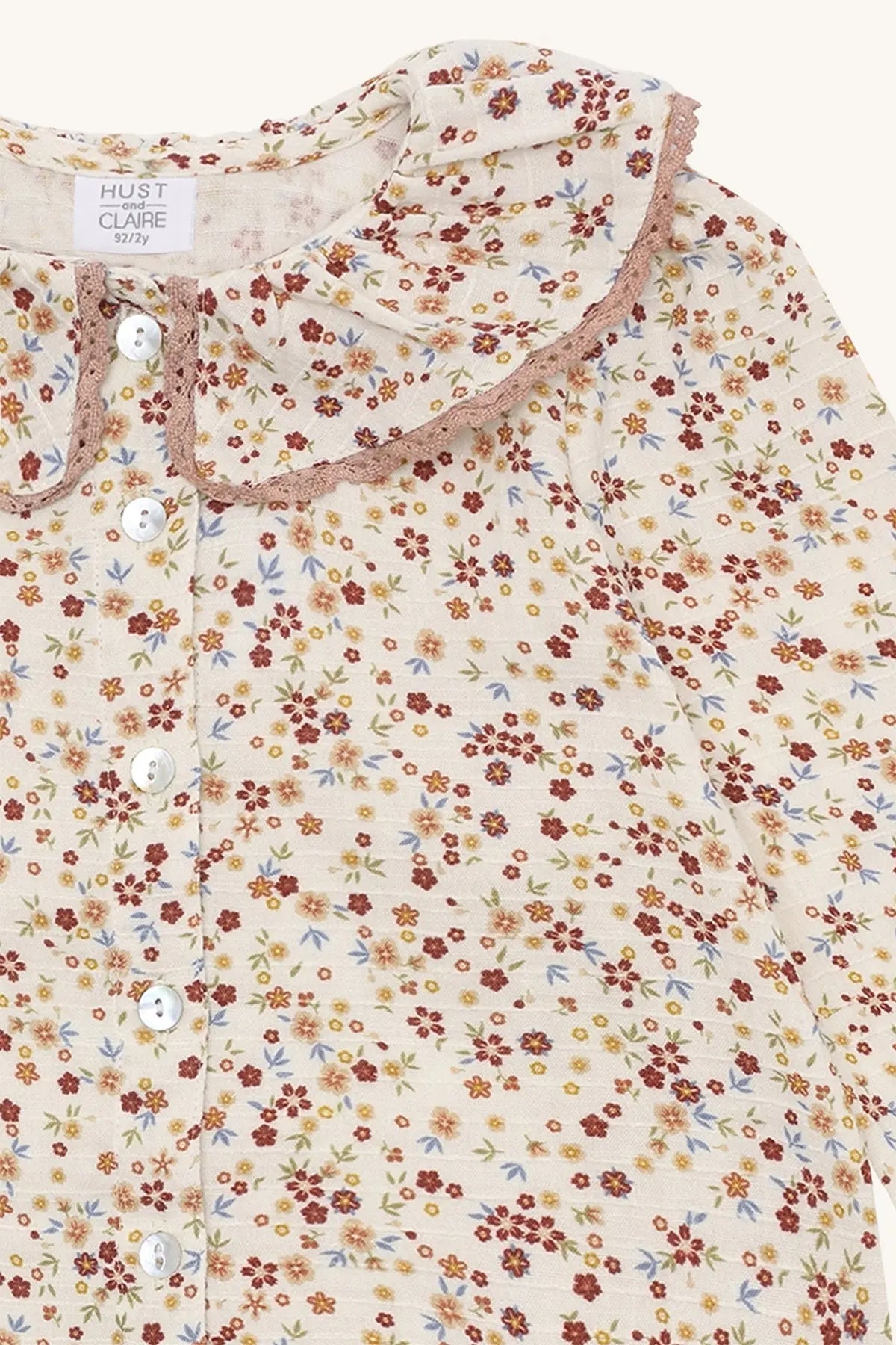 Hust & Claire Tunika mit Blumenprint Mokkini Kindermode Tunika