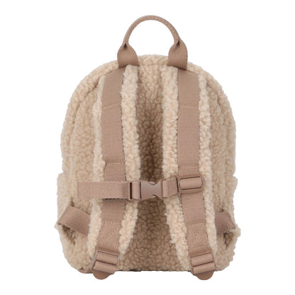 Little Dutch Teddy-Rucksack Fairy Garden in Sand mit gestickten Blumen – Ansicht 2