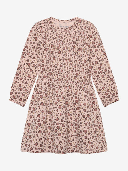 Minymo Mädchen Kleid mit Herzchenmuster
