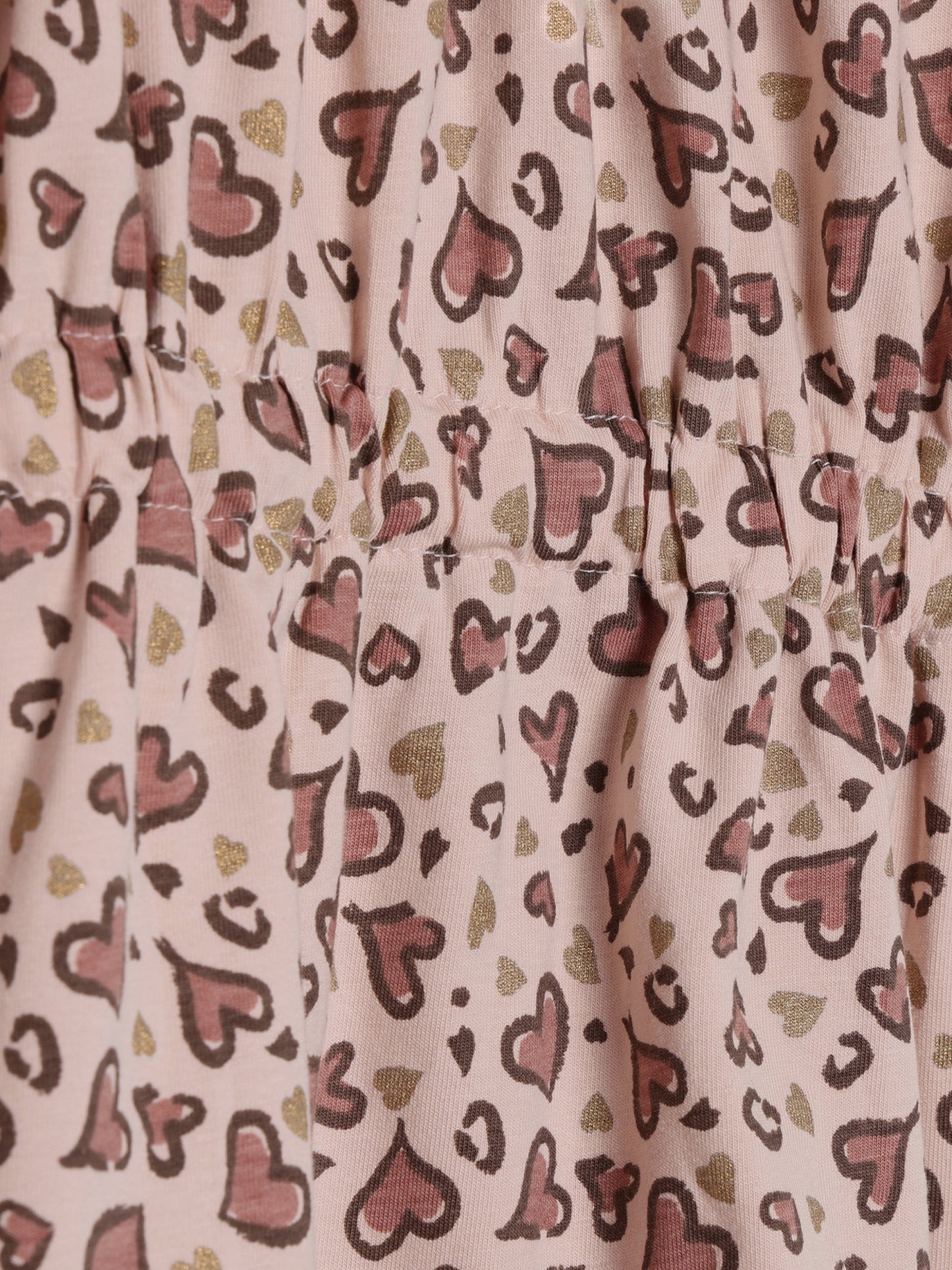 Minymo Mädchen Kleid mit Herzchenmuster