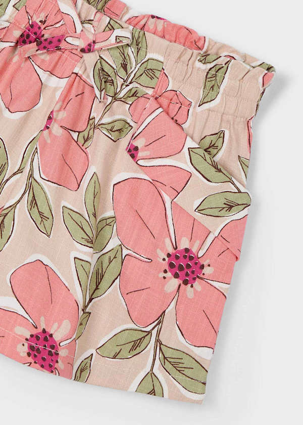 Mayoral Shorts mit Blumen Motiv