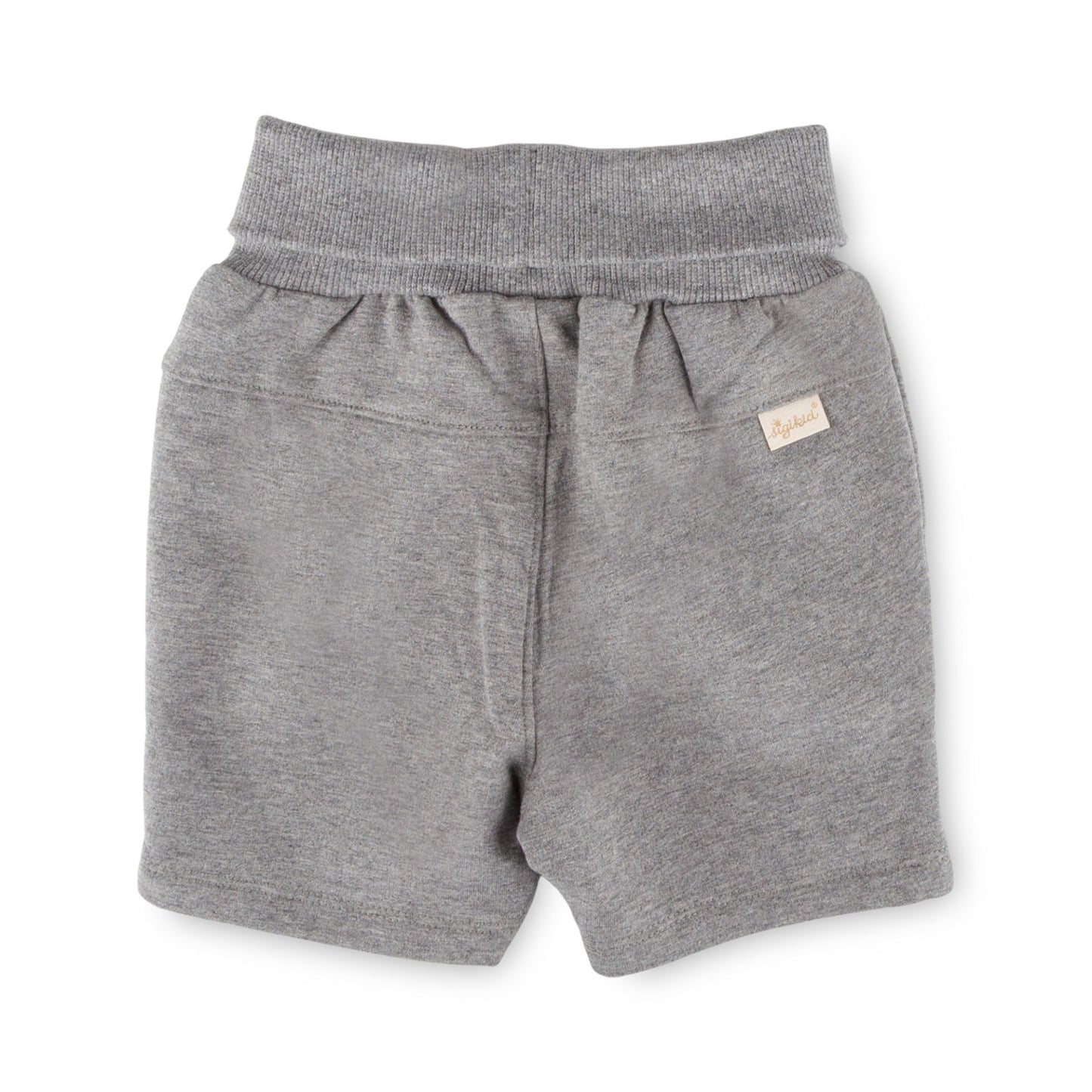 Sigikid Baby Sweatbermuda Grau mit bunten Kordeln