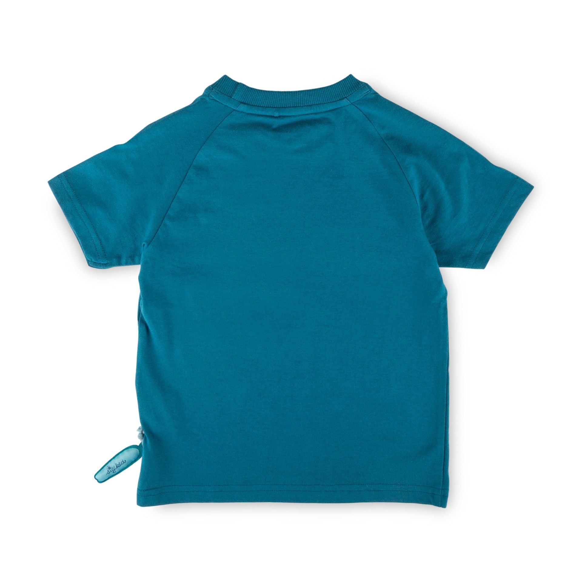 Sigikid Mini T-Shirt Petrol mit Hai-Motiv