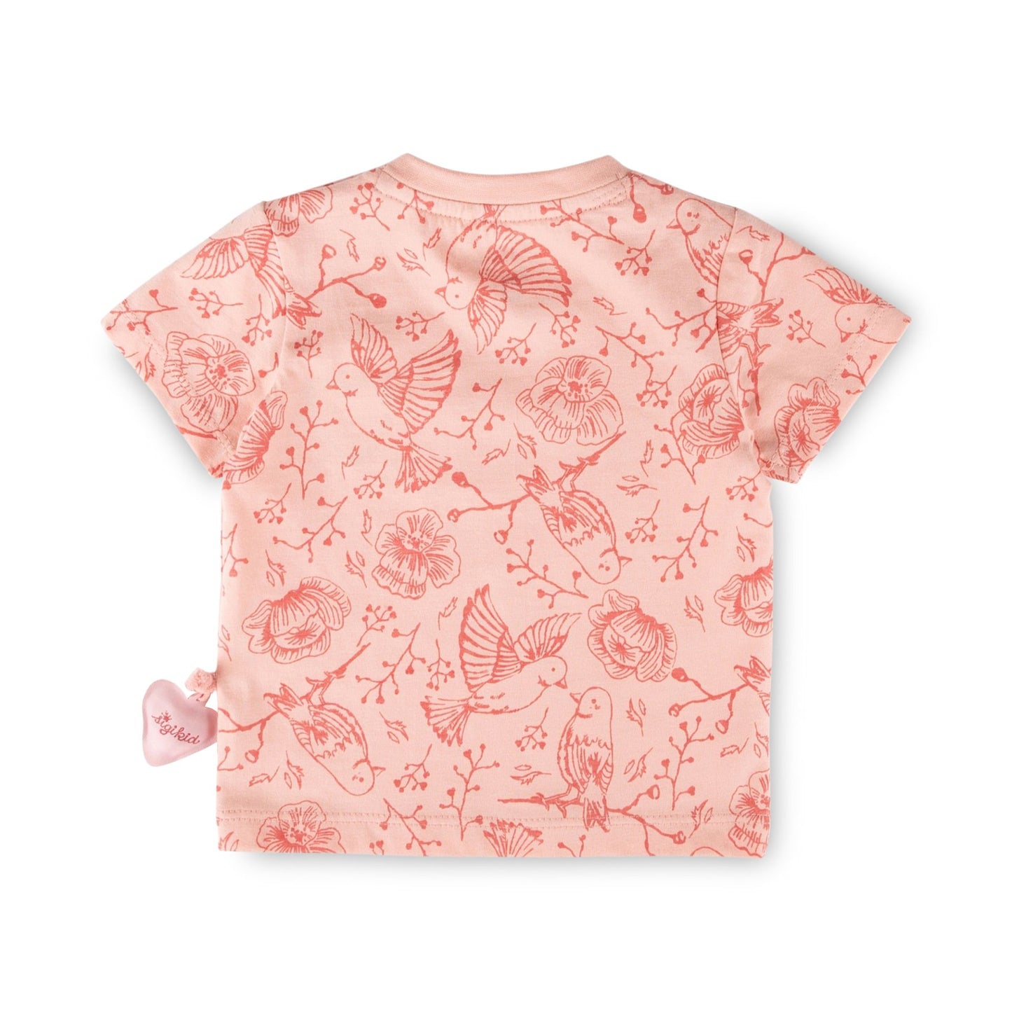 Sigikid Baby T-Shirt Rosa mit Vögelchen & Herz