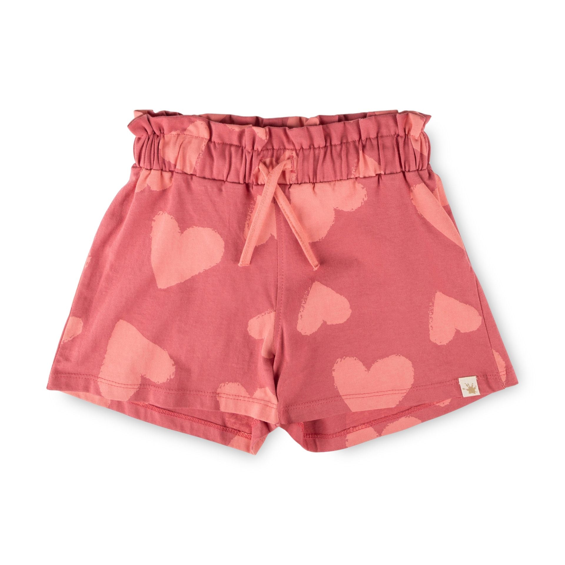 Sigikid Mini Shorts Altrosa mit Herz-Muster