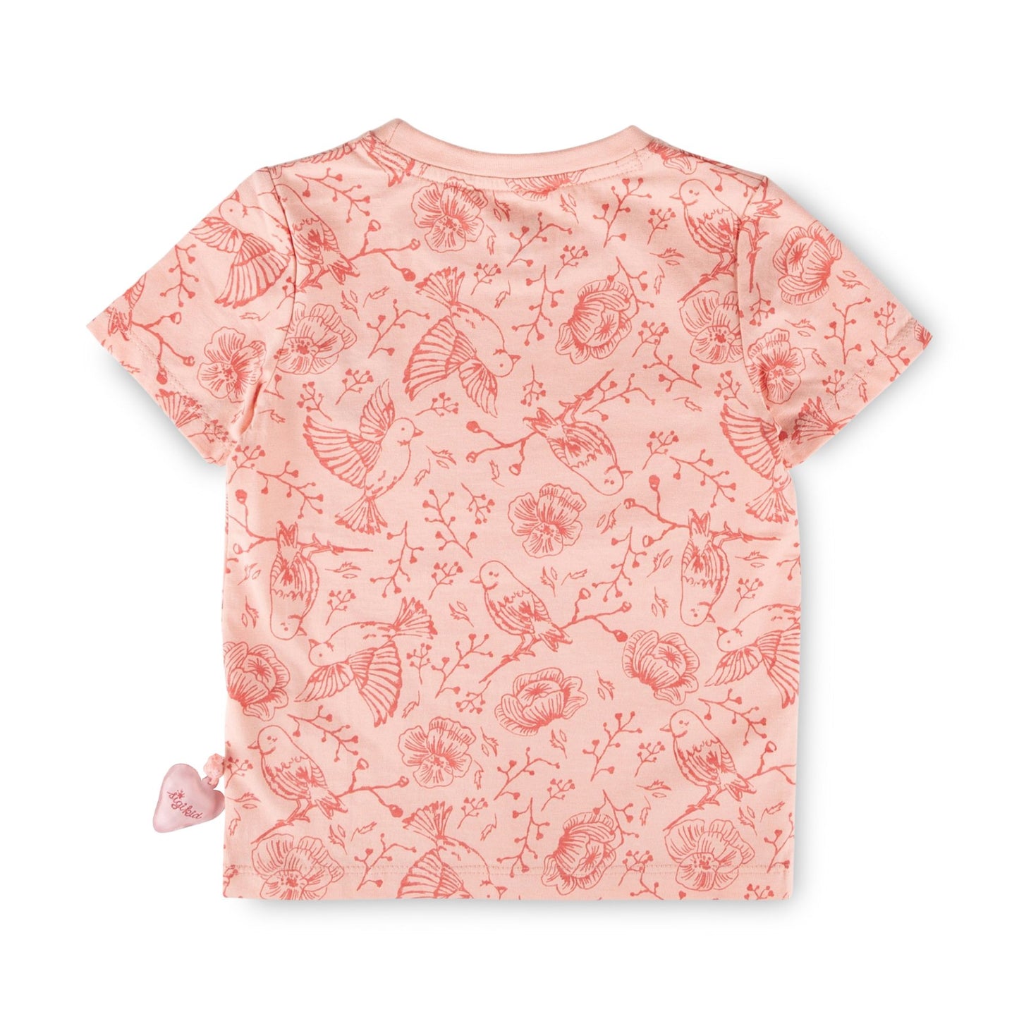 Sigikid Mini T-Shirt Rosa mit Vögelchen & Herz