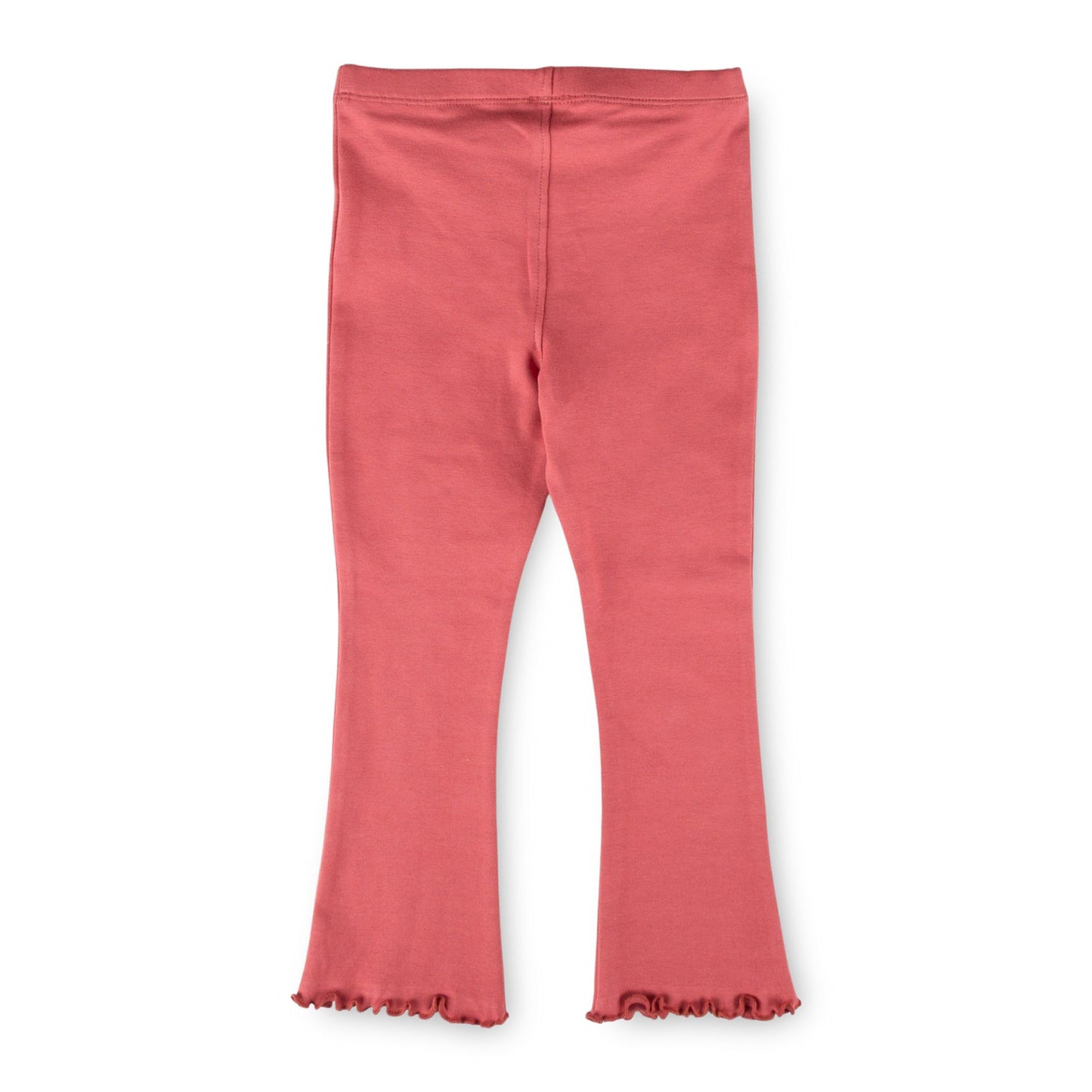 Sigikid Mini Bootcut Leggings Altrosa mit Rüschensaum