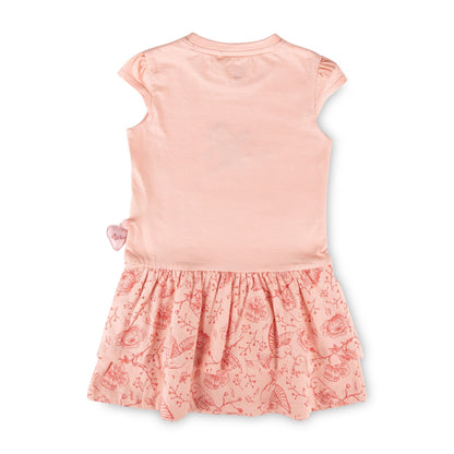 Sigikid Mini Kleid Rosa mit Vögelchen & Blumen