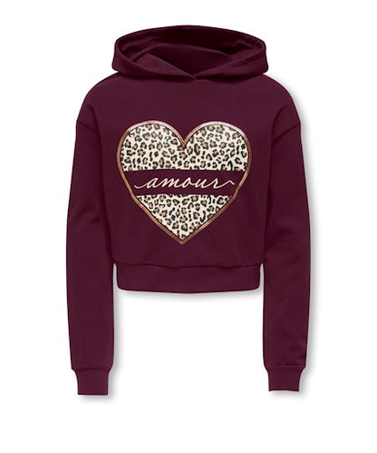 ONLY GIRLS Kapuzenpullover mit Print – Weicher Hoodie für Mädchen