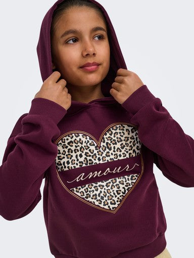 ONLY GIRLS Kapuzenpullover mit Print – Weicher Hoodie für Mädchen
