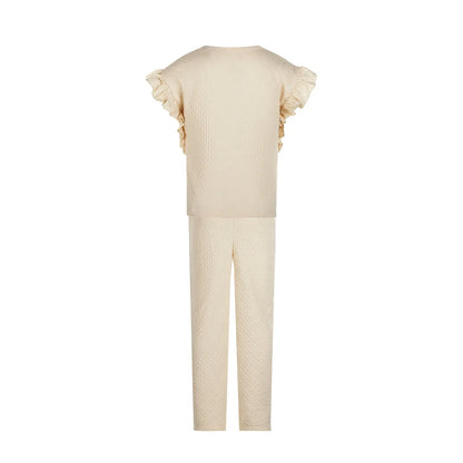 Koko Noko Mädchen-Set in Creme Mokkini Kindermode