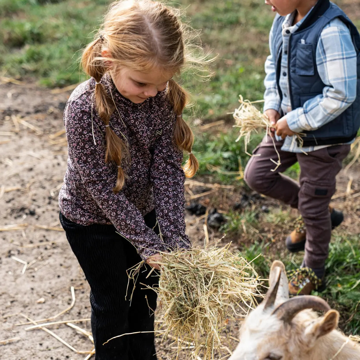 Koko Noko Rollkragen-Langarmshirt mit Blumenmuster - Langarmshirt - Koko Noko