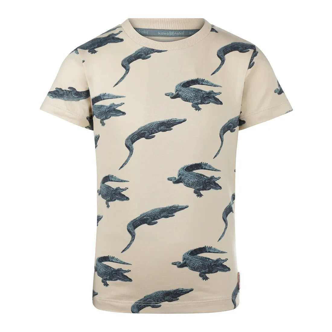 Koko Noko T-Shirt mit Krokodil-Print-Mokkini Kindermode