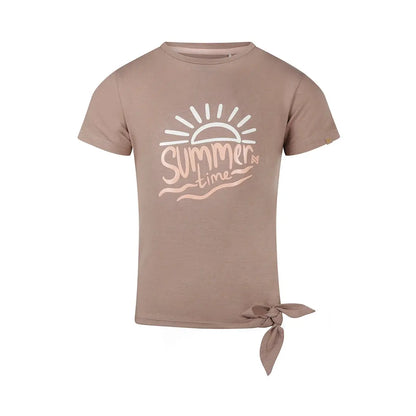 Koko Noko T-Shirt mit Schleifen-Applikation-Mokkini Kindermode