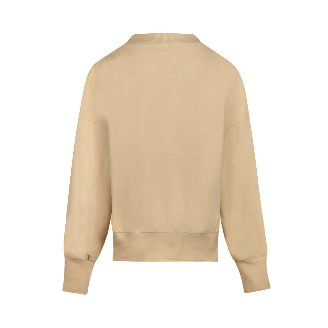 No Way Monday Mädchen Sweatshirt in Beige mit Glitzerschriftzug