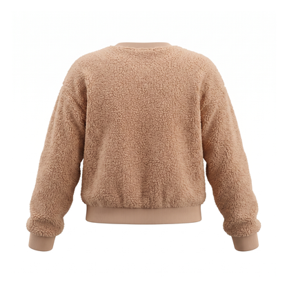 No Way Monday Mädchen Sweatshirt in Beige
