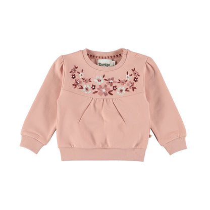 Dirkje Mädchen Sweatshirt in Altrosa - M60320-35
