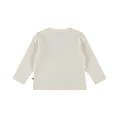 Dirkje Mädchen Langarmshirt in Cremeweiß - M60321-35_3