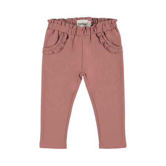 Dirkje Mädchen Jogginghose in Altrosa-Braun - M60328-35