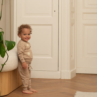 Dirkje Mädchen Jogginghose in Taupe - M60363-35_2