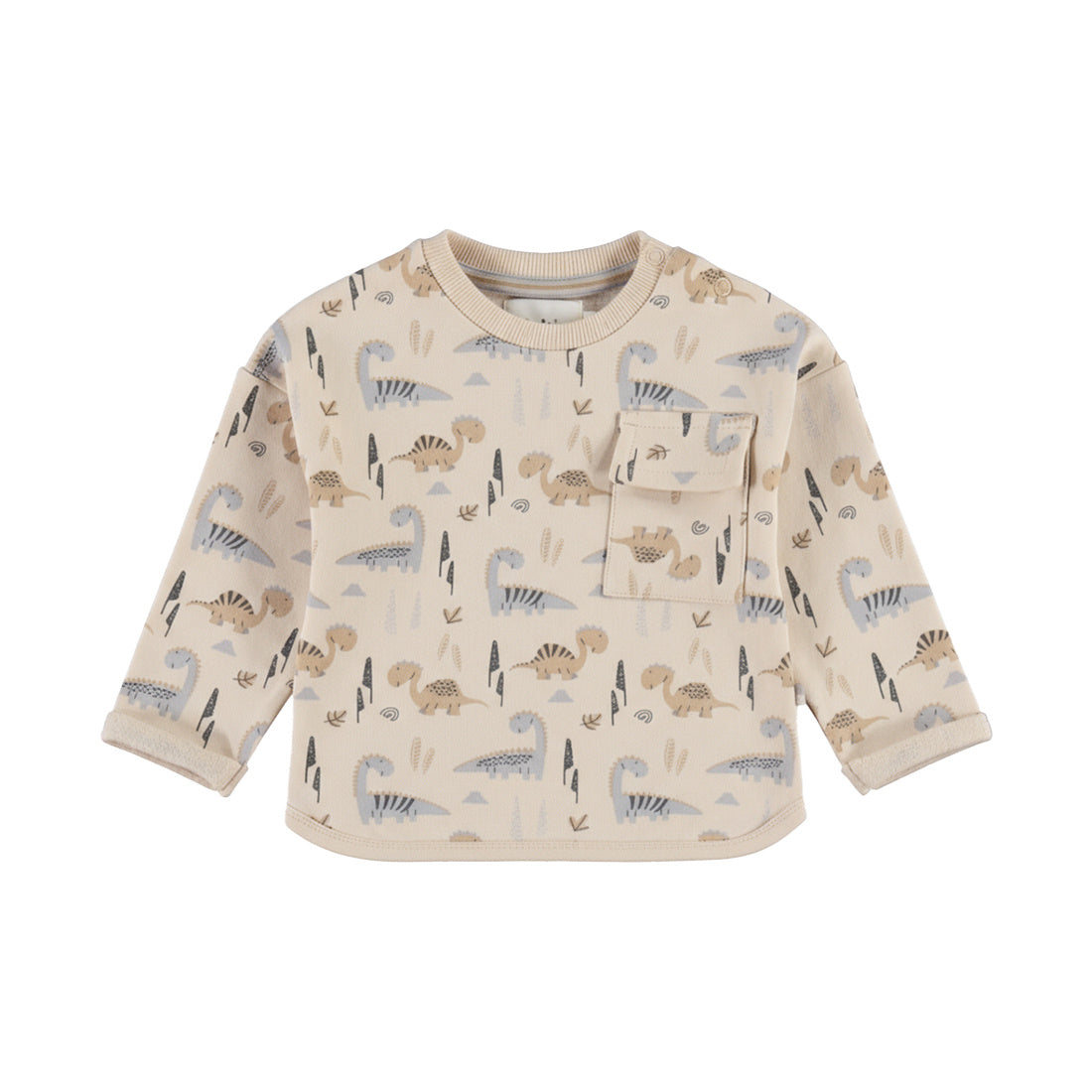 Dirkje Jungen Sweatshirt in Wollweiß - M60564-35_1