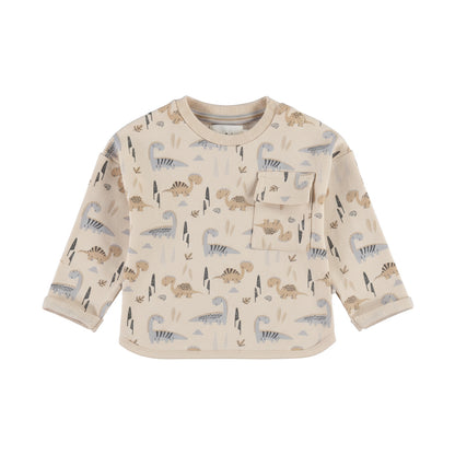 Dirkje Jungen Sweatshirt in Wollweiß - M60564-35_1
