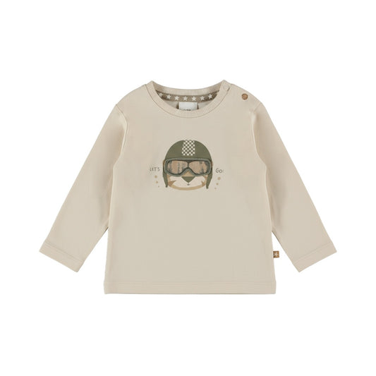 Dirkje Jungen Langarmshirt in Wollweiß - M60609-35_1