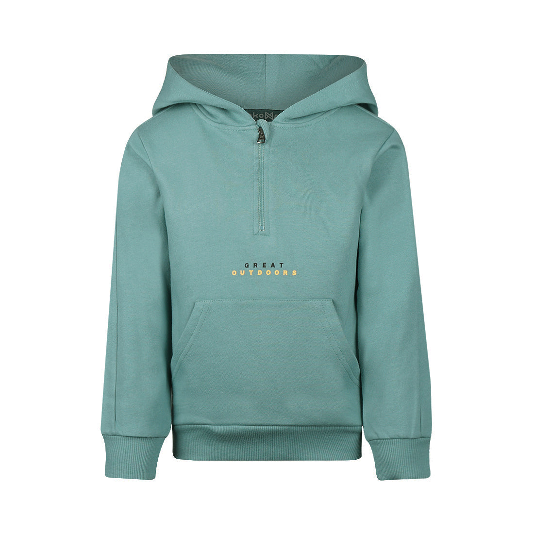 Kinder Hoodie Dusty turquoise – M60887-37