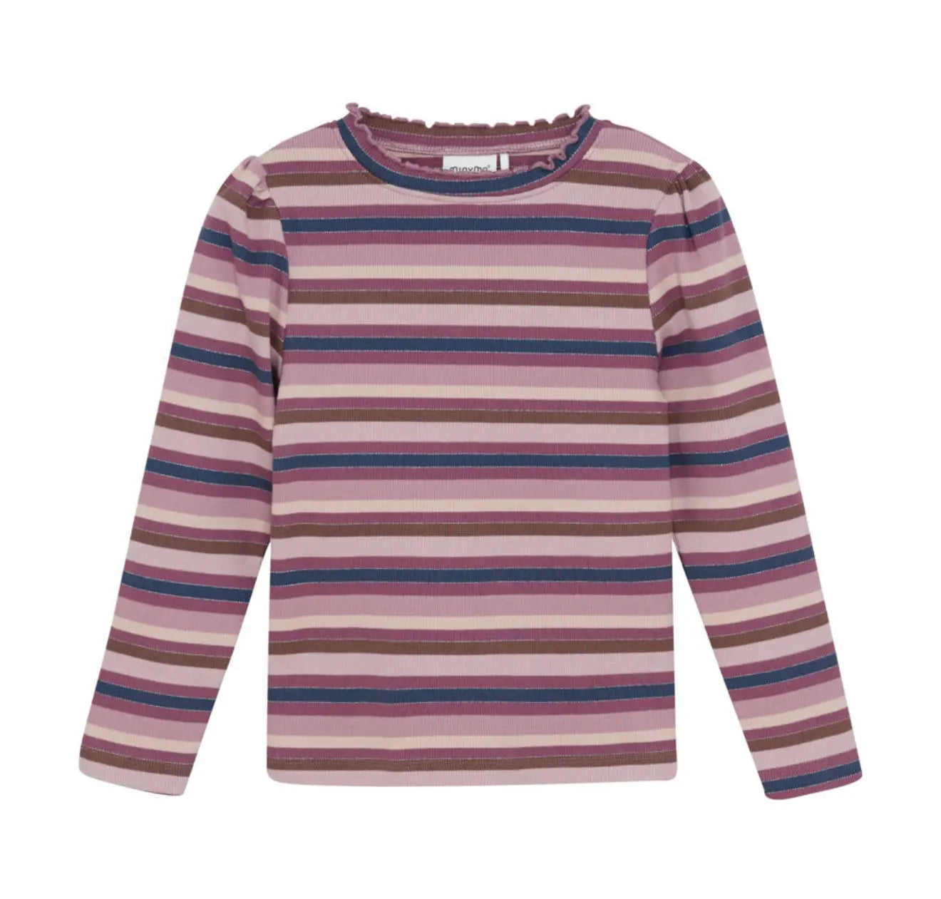 MINYMO Langarmshirt für Kinder - Gestreiftes T-shirt in Blau/Rot Mokkini Kindermode T-shirt ls