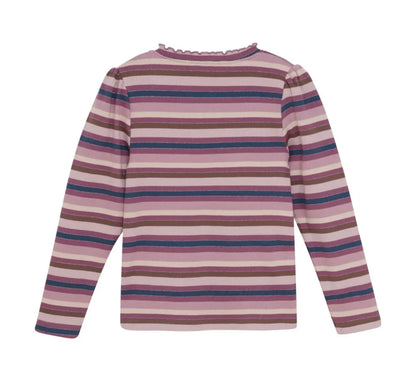 MINYMO Langarmshirt für Kinder - Gestreiftes T-shirt in Blau/Rot Mokkini Kindermode T-shirt ls