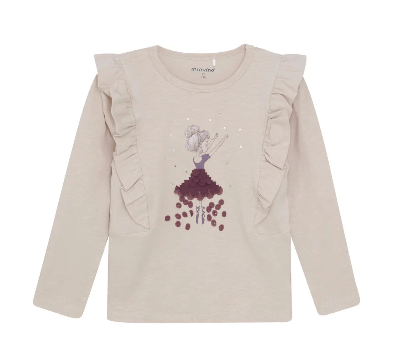 MINYMO Langarmshirt für Kinder - T-shirt LS in Blau Mokkini Kindermode T-shirt ls