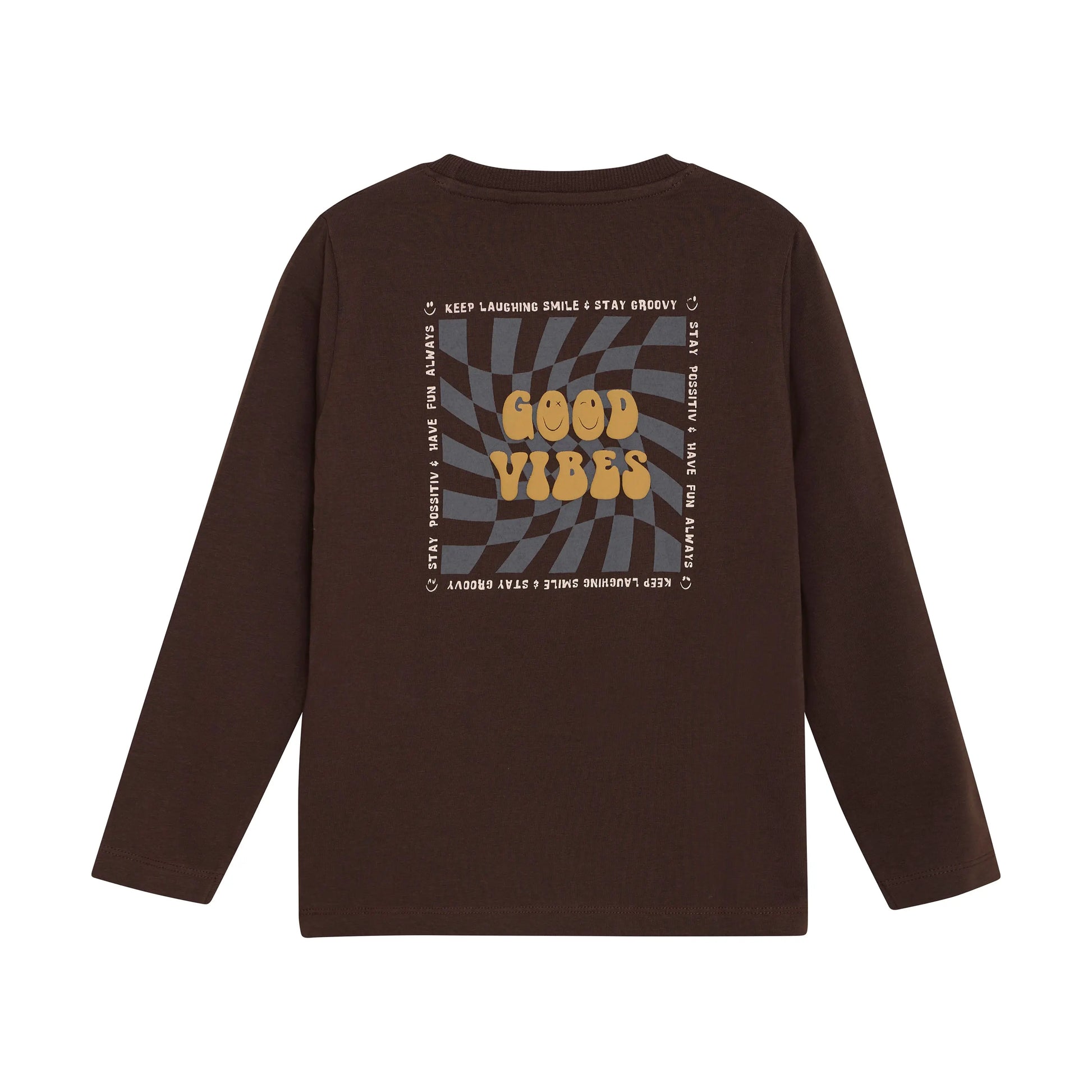 MINYMO T-Shirt Langarm | Good Vibes Mokkini Kindermode T-shirt ls