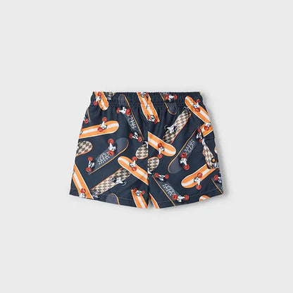 Mayoral Badeshorts mit Skateboard-Motiv Mokkini Kindermode Badeshorts