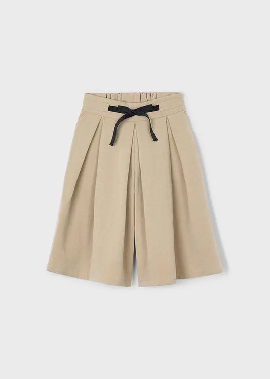 Mayoral Hosenrock mit Schleife | Midi-Länge Mokkini Kindermode Hosenrock