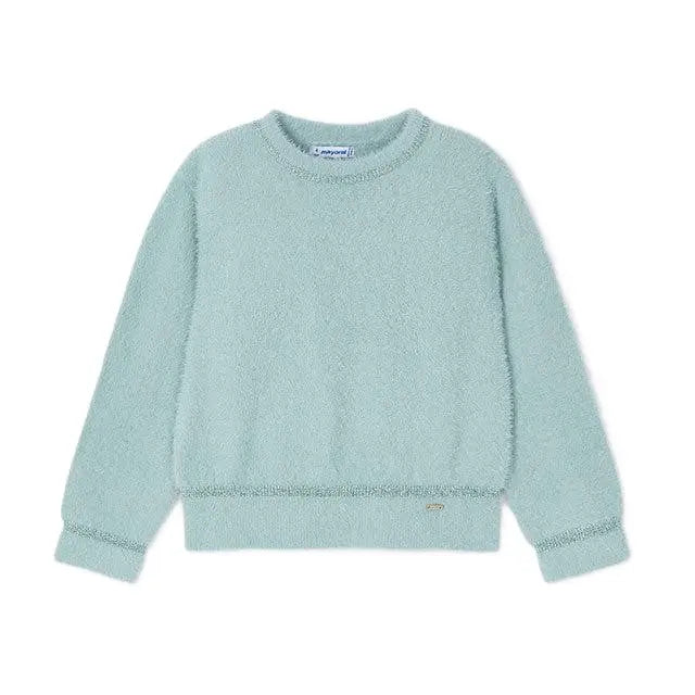 Mayoral Pullover im plüschigen Design Mokkini Kindermode Pullover