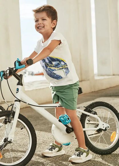 Mayoral Set aus T-Shirt und Shorts mit Schildkröten-Motiv Mokkini Kindermode Set