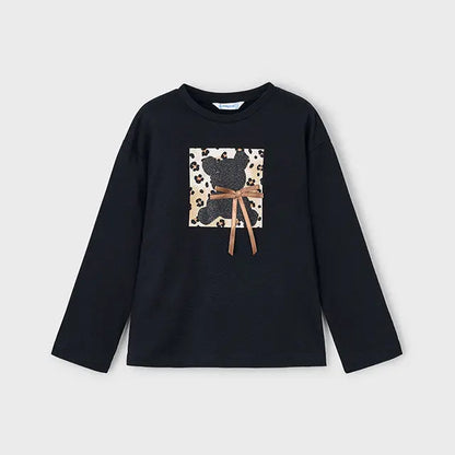 Mayoral Shirt mit Bärenmotiv Mokkini Kindermode T-Shirt Langarm