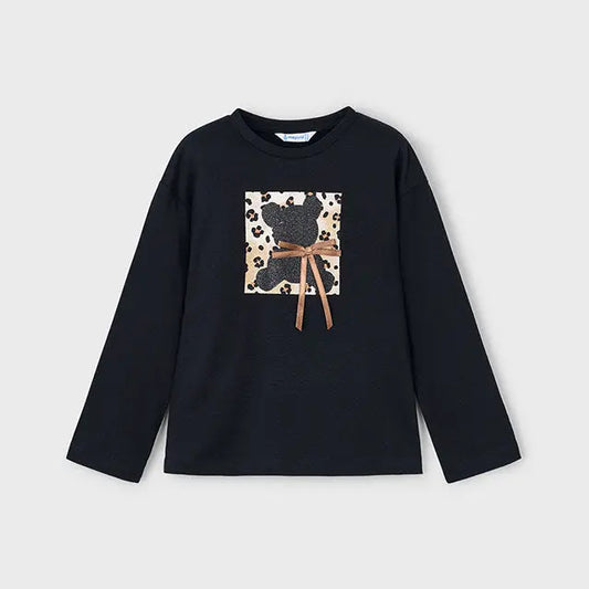 Mayoral Shirt mit Bärenmotiv Mokkini Kindermode T-Shirt Langarm