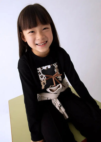 Mayoral Shirt mit Bärenmotiv Mokkini Kindermode T-Shirt Langarm